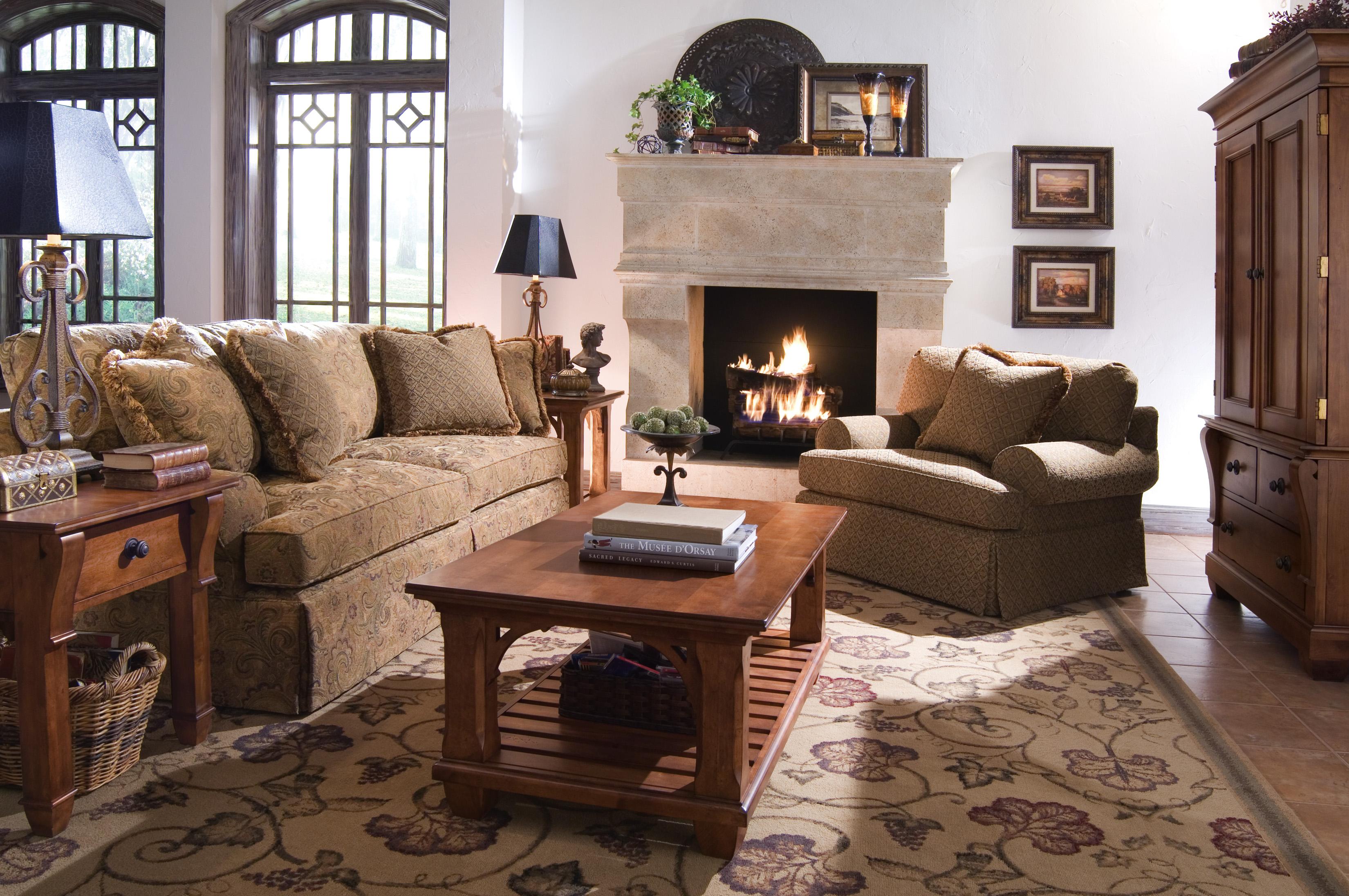 Kincaid Furniture Tulsa Skirted Stationary Sofa | AHFA | Sofa